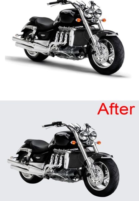 Professional image editing company offering services like photo retouching, color correction, car image path, motorcycle image path, and background removal for high-quality visual content